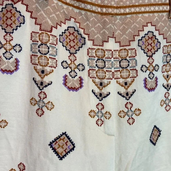 Ulla Johnson Safa Trousers Embroidered Pants Harem Style - Picture 4 of 10